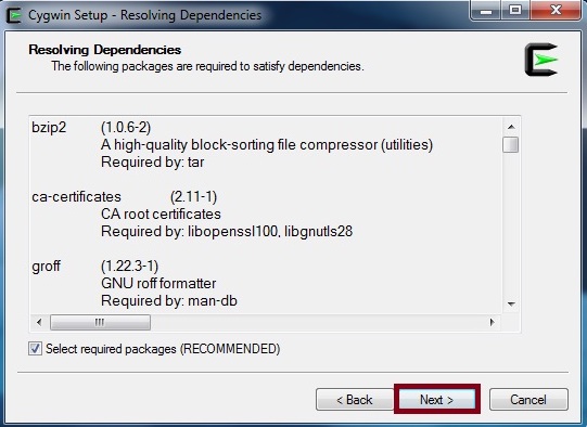 Resolving dependencies before downloading