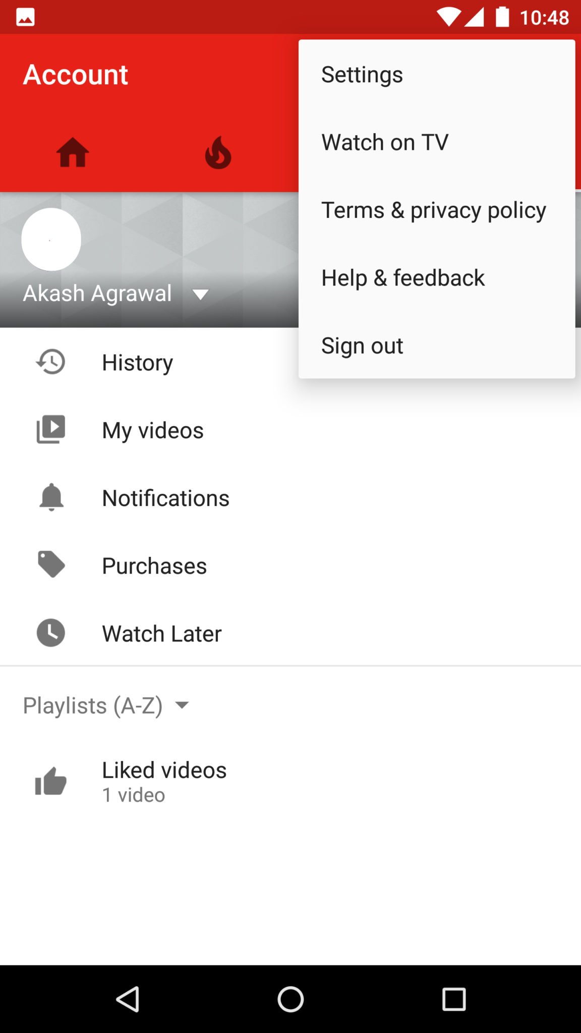 Youtube app