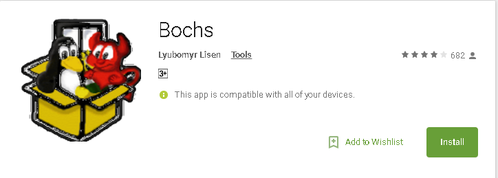 Install Bochs simulator in android