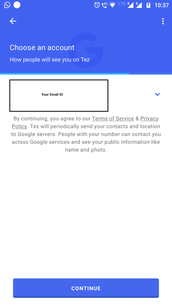 select email ID