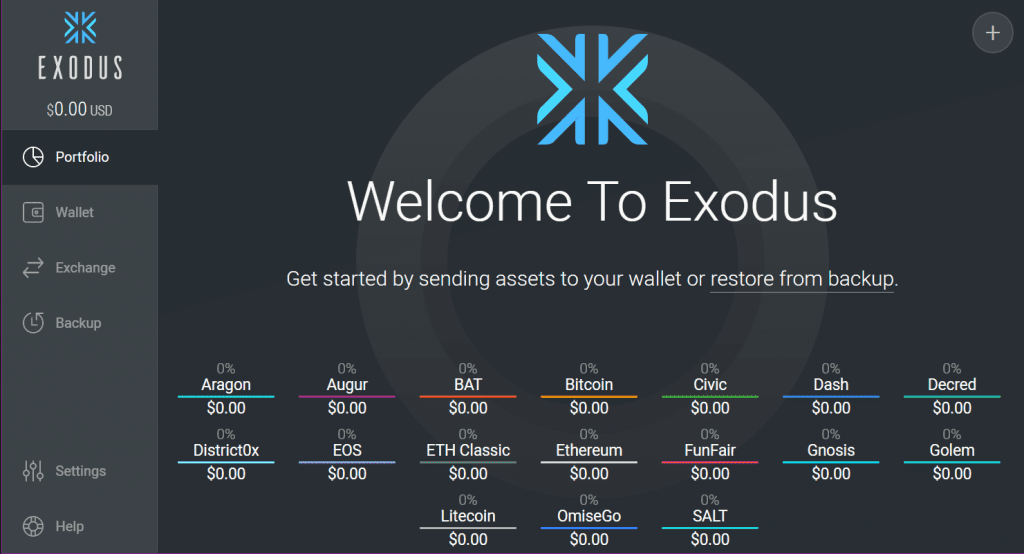 Exodus - wallets