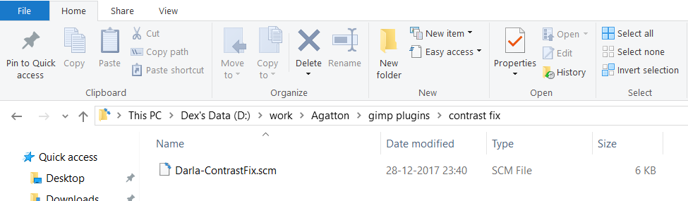 Script file - GIMP plugins