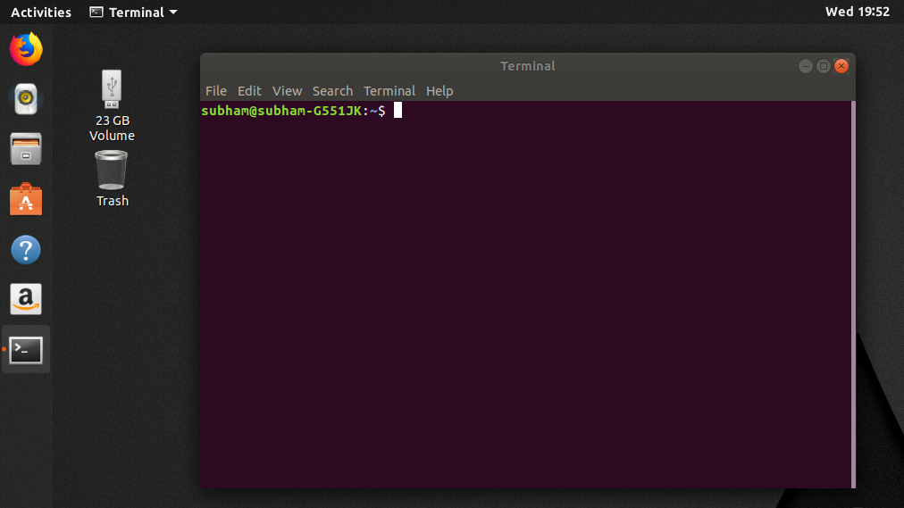 Linux-terminal - install Kodi