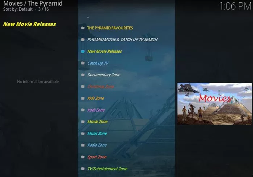 The Pyramid - Kodi add-ons