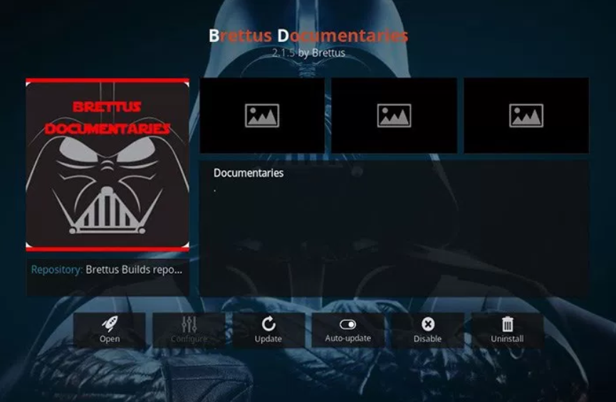 Brettus Documentaries - Kodi add-ons