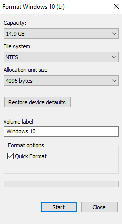 File Allocation Table of Pendrive