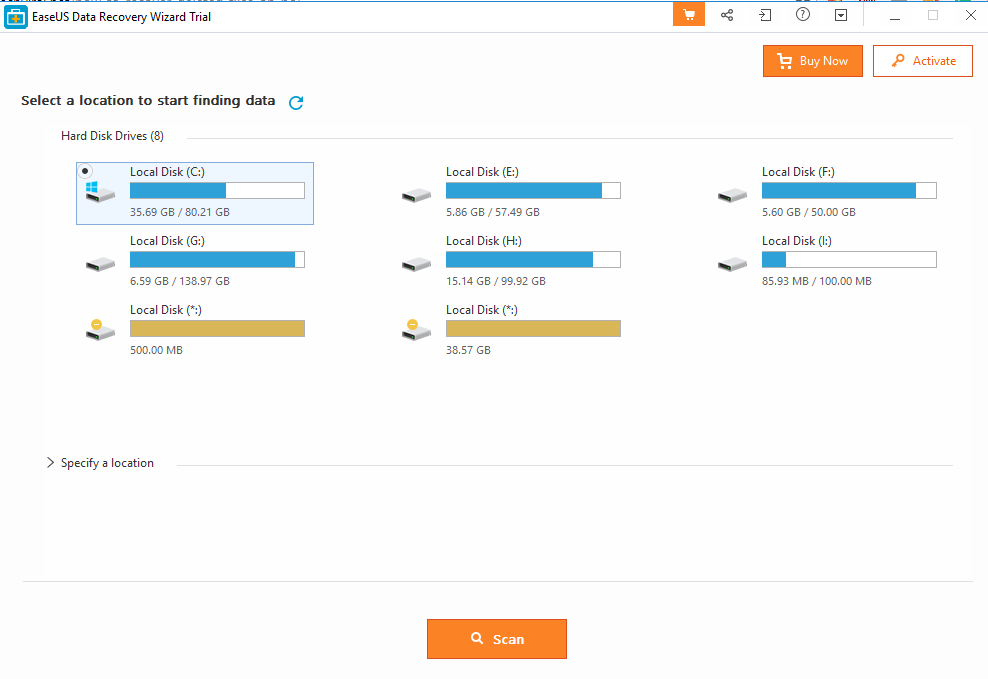 EaseUS Data Recovery