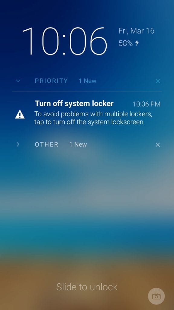 Echo Notification Lockscreen