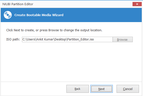 Create Bootable Media