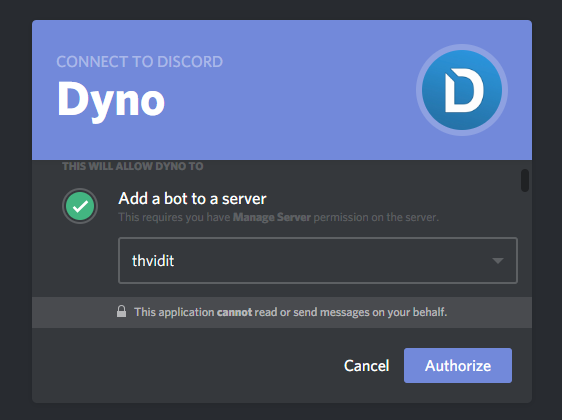 Discord server