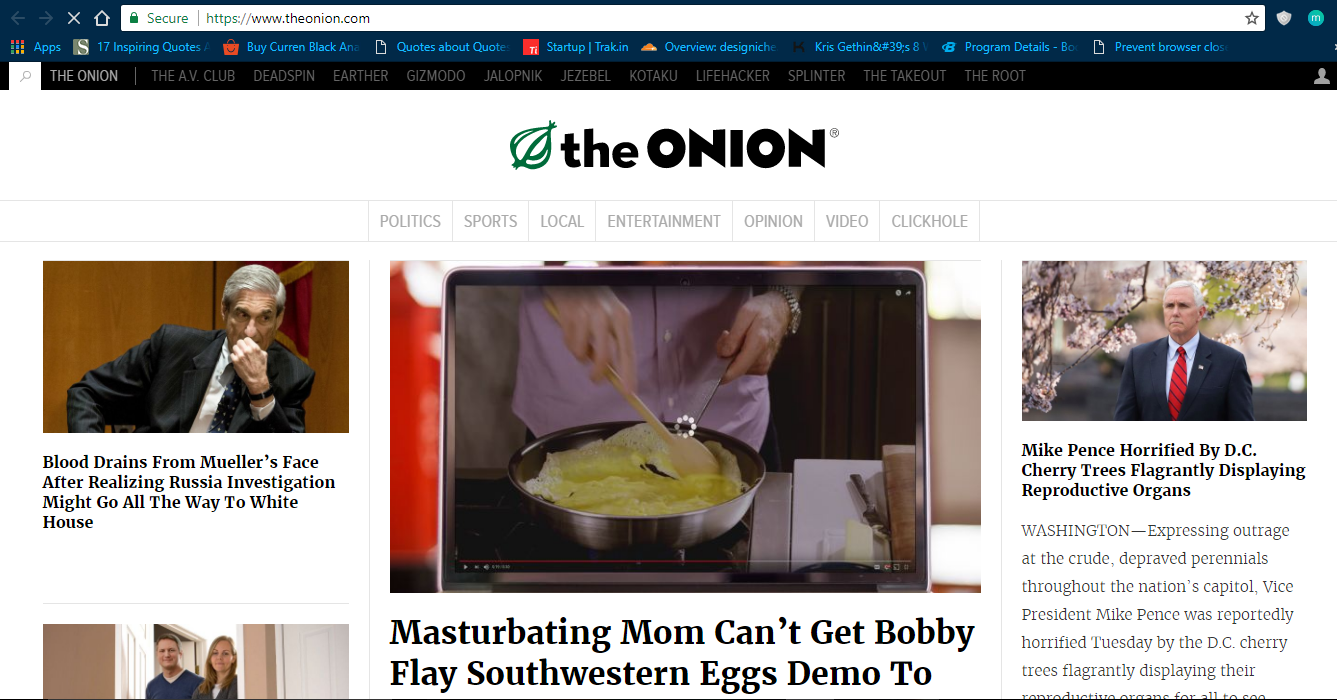 the onion