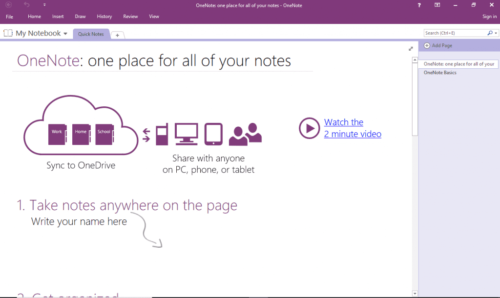 Microsoft OneNote