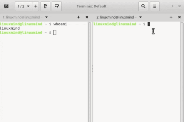 terminix linux terminal