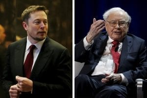 troll war between elon musk and Warren buffet