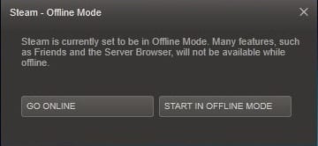 steam offline mode