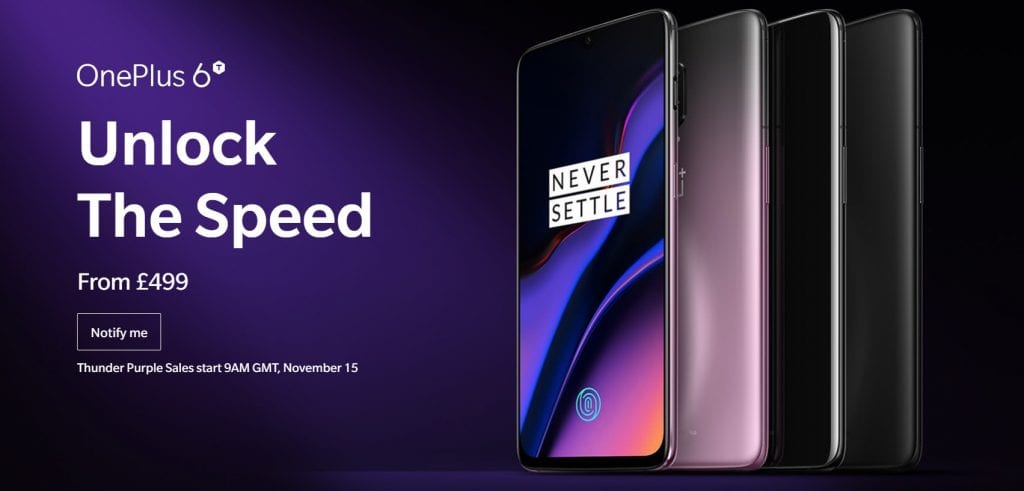 OnePlus 6T Thunder Purple