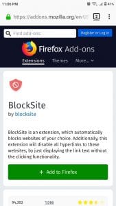 block sites using mozilla firefox