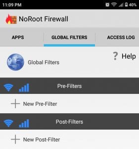 block sites using firewall