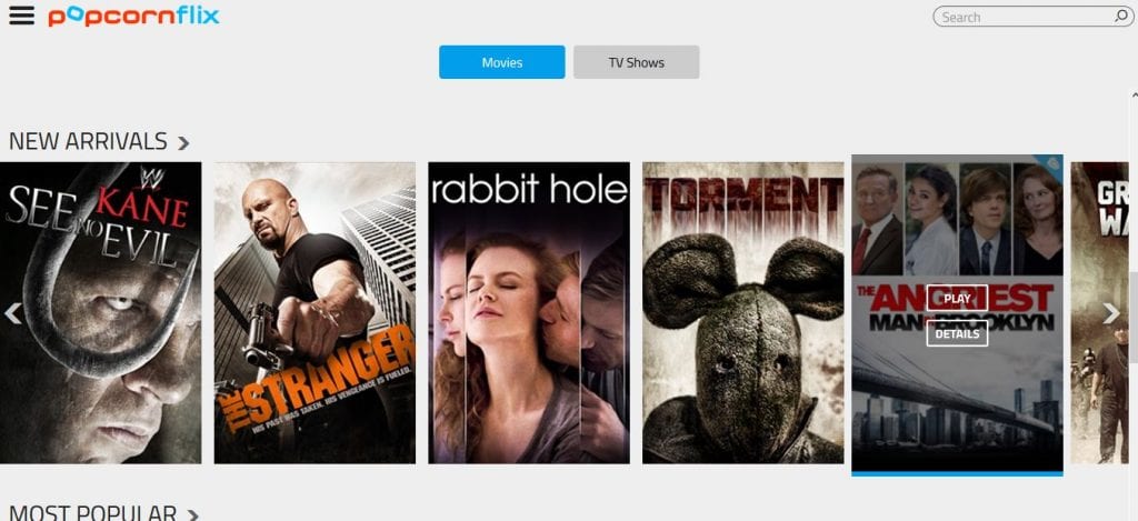 popcornflix - Free Movies Streaming Without Sign Up