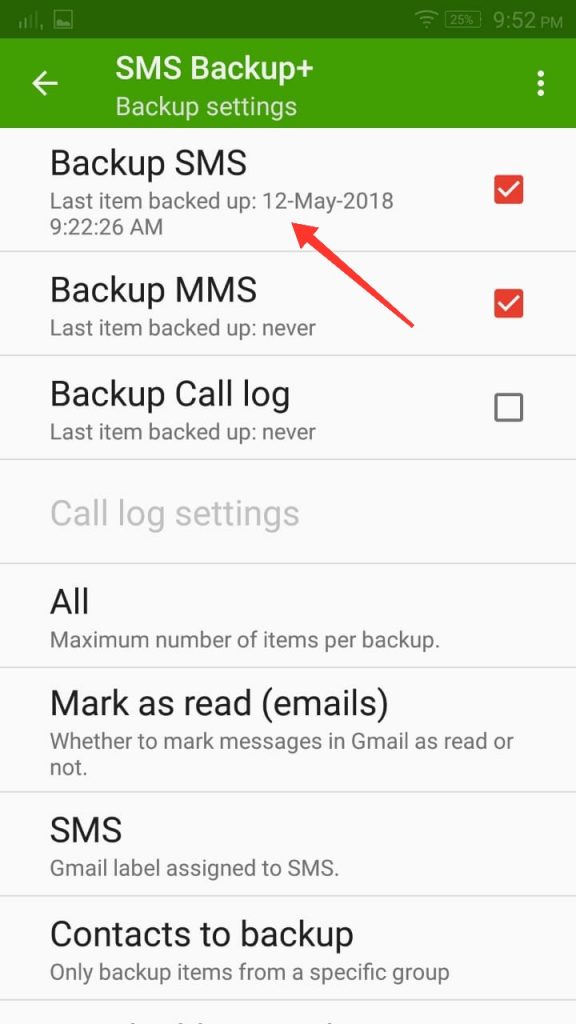 sms backup plus1