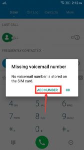 voicemail carrier step