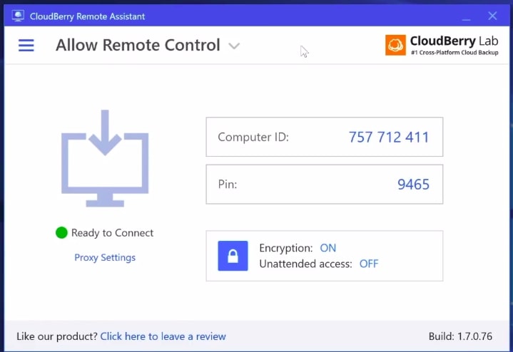 TeamViewer Alternative: CloudBerry Remote Assistant
