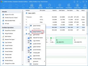 Merge Partitions