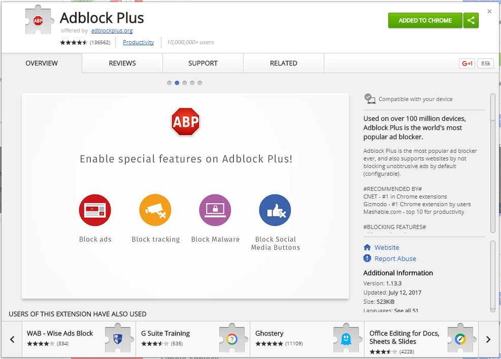 adblock plus block element