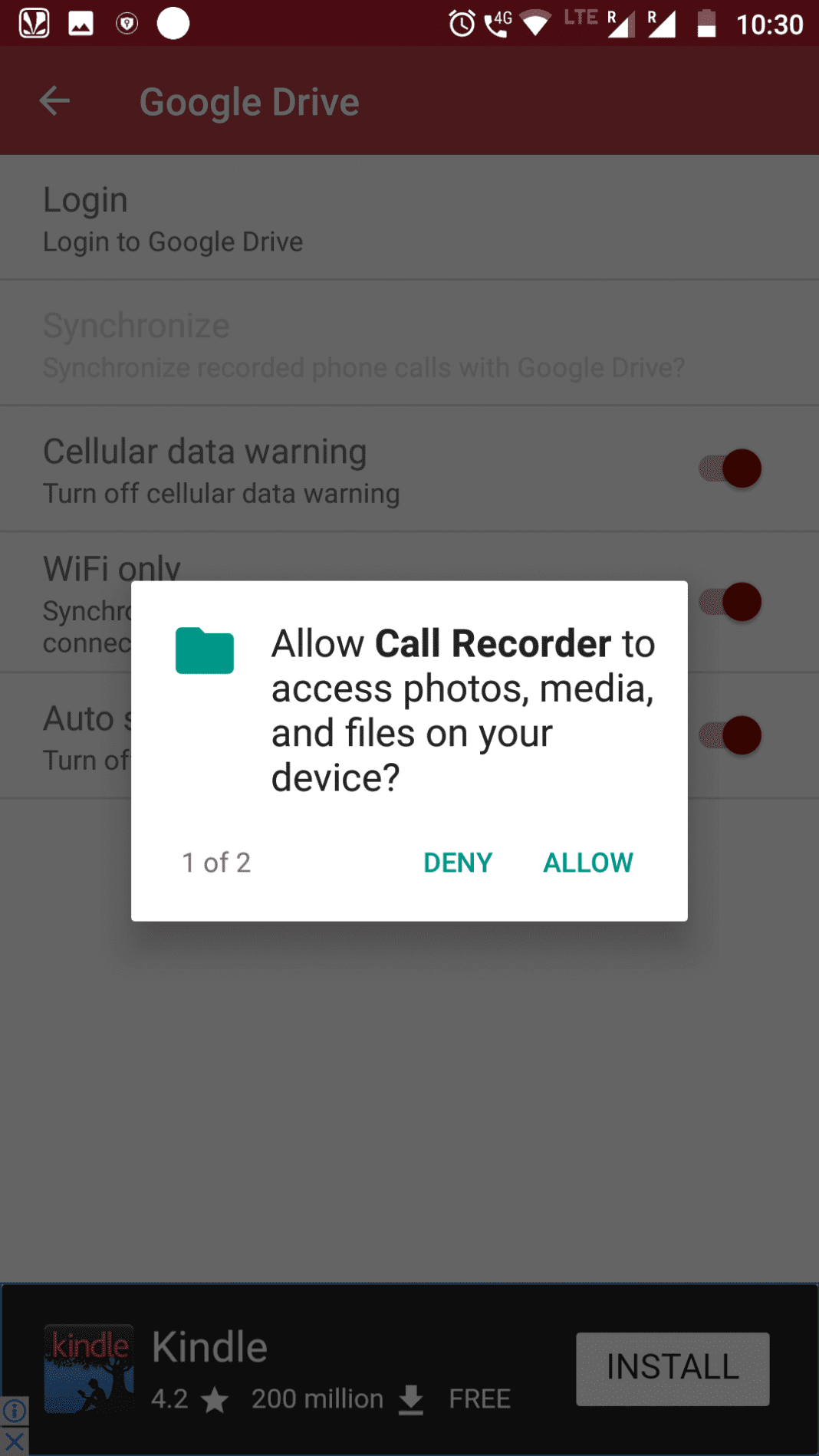 automatic call recorder settings android