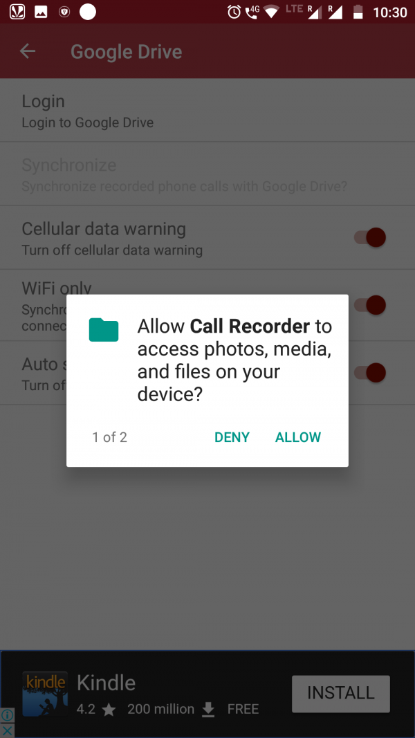 automatic call recorder android not working