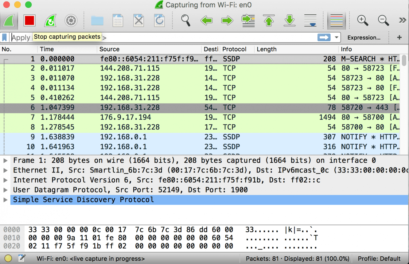 How To Use Wireshark To Capture, Filter And Inspect Packets | Agatton