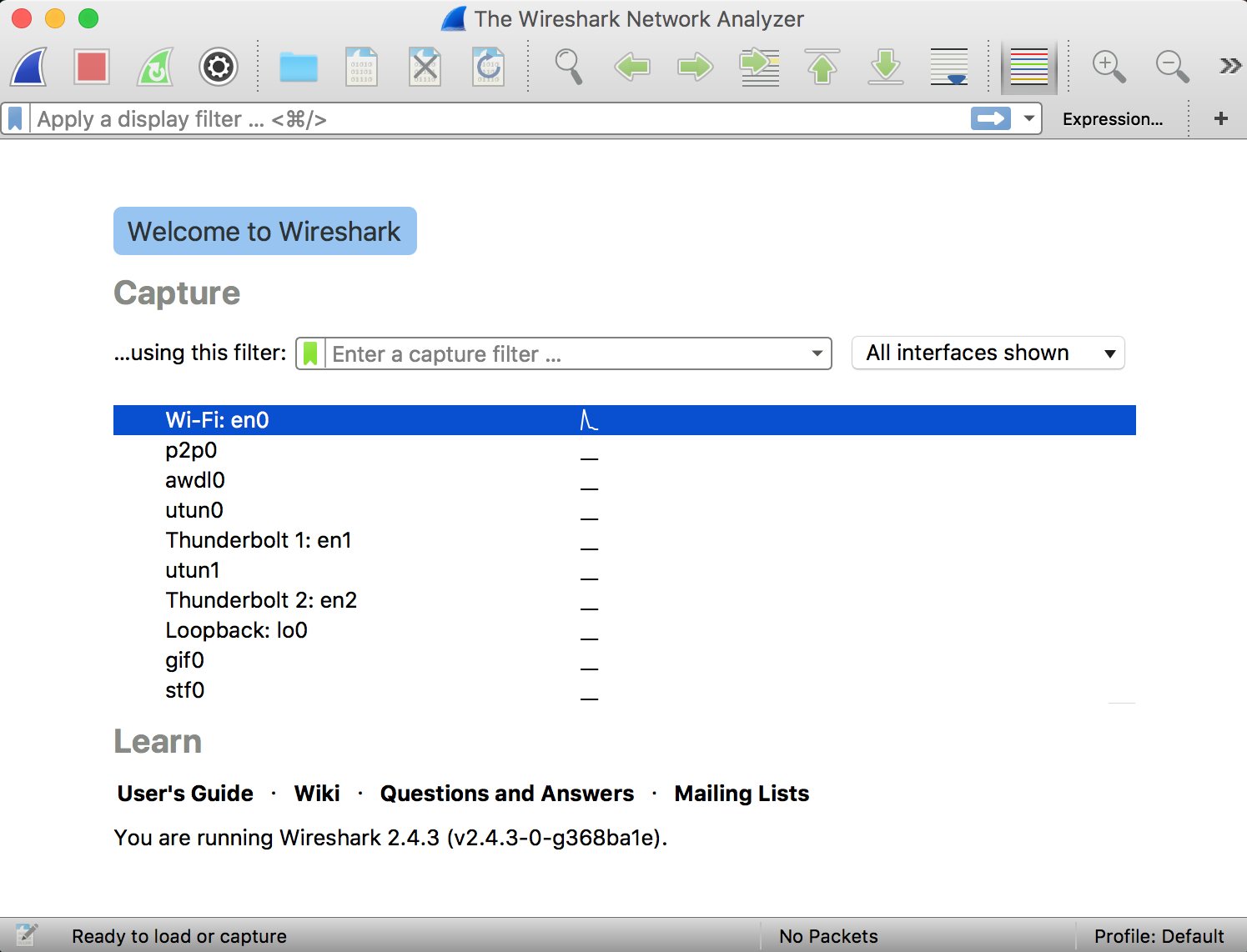 wireshark capture filter expression