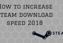 Increase steam download speed