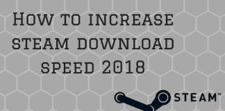 Increase steam download speed