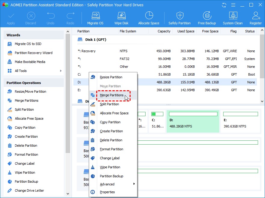 Safely Partition Your Disk With Free Powerful Partition Manager Aomei