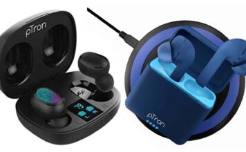 Ptron Launches Bassbuds Vista With Qi Wireless Charger, Bassbuds Pro TWS Earphones in India
