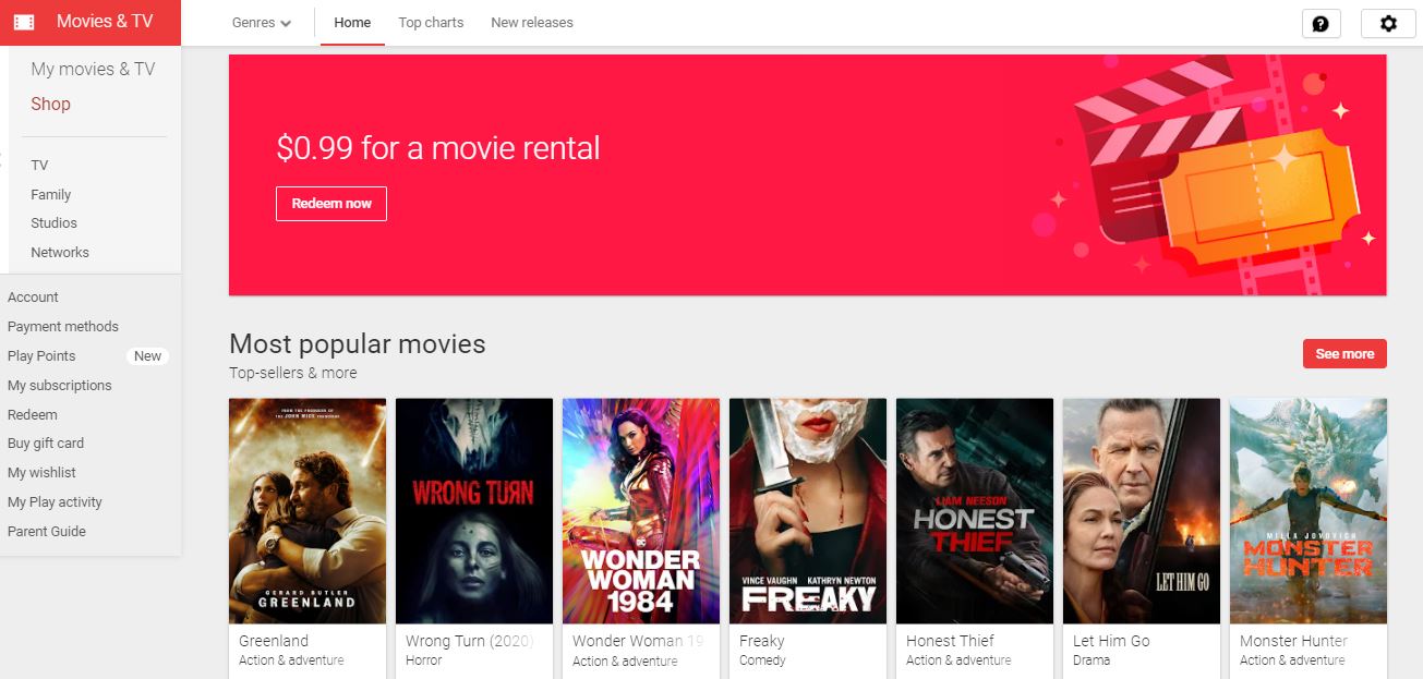 Google Play Movies